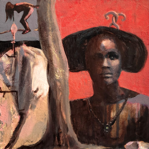 Pierre Halé, oil painting, Untitled I