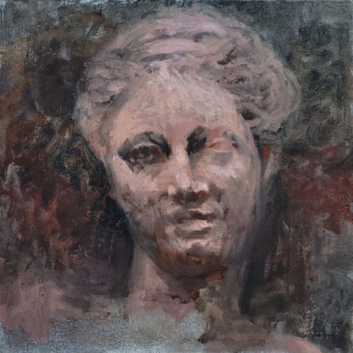 ​Pierre Halé oil painting, Hygiea II