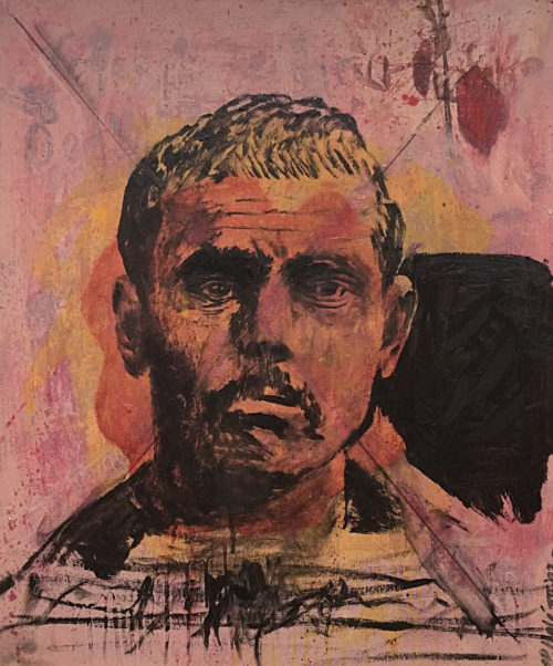 ​Pierre Halé oil-on-canvas painting of man's face