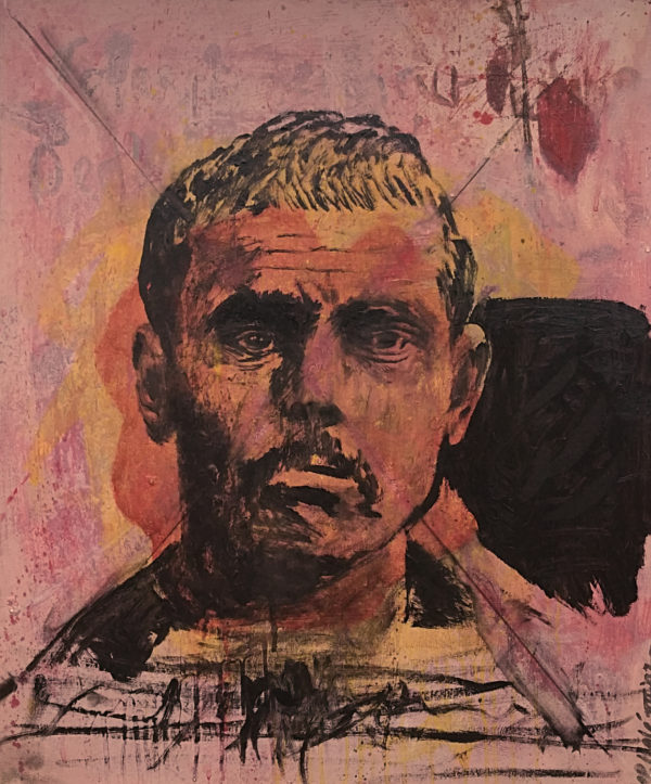 ​Pierre Halé oil-on-canvas painting of man's face